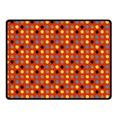 Yellow Black Grey Eggs On Red Fleece Blanket (small) by snowwhitegirl