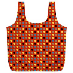 Yellow Black Grey Eggs On Red Full Print Recycle Bags (l)  by snowwhitegirl