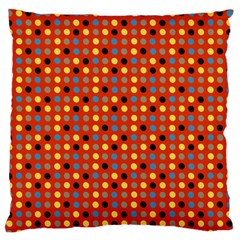 Yellow Black Grey Eggs On Red Standard Flano Cushion Case (one Side) by snowwhitegirl