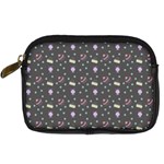 Cakes Yellow Pink Dot Sundaes Grey Digital Camera Cases Front