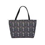 Cakes Yellow Pink Dot Sundaes Grey Shoulder Handbags Back