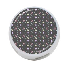 Cakes Yellow Pink Dot Sundaes Grey 4-port Usb Hub (two Sides)  by snowwhitegirl