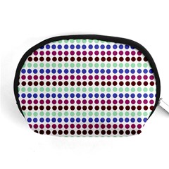 Multi White Dots Accessory Pouches (medium)  by snowwhitegirl