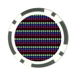 Multi Black Dots Poker Chip Card Guard