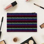 Multi Black Dots Cosmetic Bag (Medium)  Back