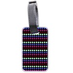 Multi Black Dots Luggage Tags (Two Sides) Back