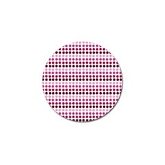 Pink Red Dots Golf Ball Marker by snowwhitegirl