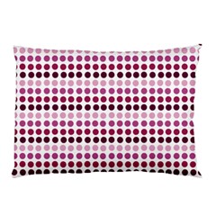 Pink Red Dots Pillow Case by snowwhitegirl