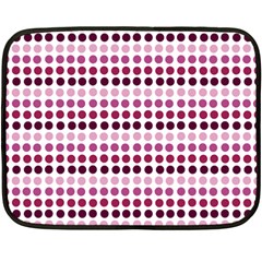 Pink Red Dots Fleece Blanket (mini) by snowwhitegirl