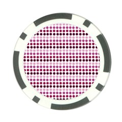 Pink Red Dots Poker Chip Card Guard (10 Pack) by snowwhitegirl