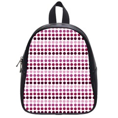 Pink Red Dots School Bag (small) by snowwhitegirl