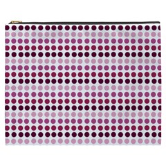 Pink Red Dots Cosmetic Bag (xxxl)  by snowwhitegirl