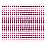 Pink Red Dots Double Sided Flano Blanket (Small)  50 x40  Blanket Front