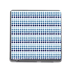 Blue Dots Memory Card Reader (square) by snowwhitegirl