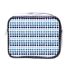 Blue Dots Mini Toiletries Bags by snowwhitegirl