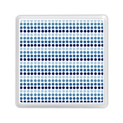 Blue Dots Memory Card Reader (square)  by snowwhitegirl