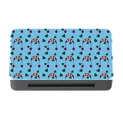 Winter Hat Red Green Hearts Snow Blue Memory Card Reader With Cf by snowwhitegirl