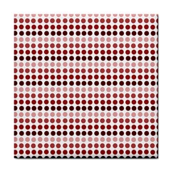 Reddish Dots Tile Coasters by snowwhitegirl