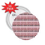 Reddish Dots 2.25  Buttons (10 pack)  Front