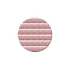 Reddish Dots Golf Ball Marker (10 Pack) by snowwhitegirl