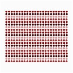 Reddish Dots Small Glasses Cloth Front