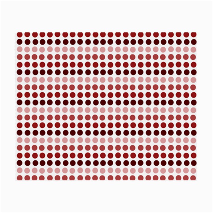 Reddish Dots Small Glasses Cloth