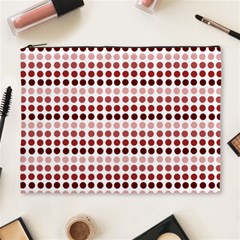 Reddish Dots Cosmetic Bag (xl) by snowwhitegirl