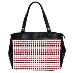 Reddish Dots Office Handbags (2 Sides) 