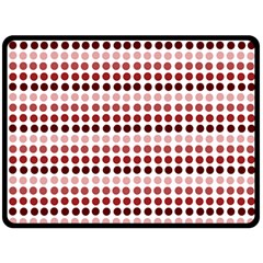 Reddish Dots Double Sided Fleece Blanket (large)  by snowwhitegirl