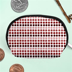 Reddish Dots Accessory Pouches (medium)  by snowwhitegirl