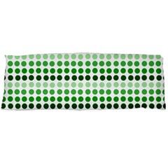 Greenish Dots Body Pillow Case (dakimakura) by snowwhitegirl