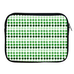 Greenish Dots Apple Ipad 2/3/4 Zipper Cases by snowwhitegirl