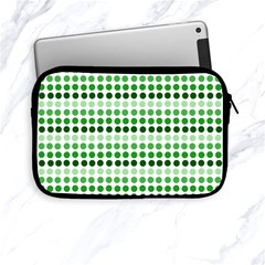 Greenish Dots Apple Ipad Mini Zipper Cases by snowwhitegirl