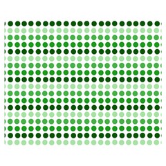 Greenish Dots Double Sided Flano Blanket (medium) 