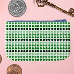 Greenish Dots Large Coin Purse Back