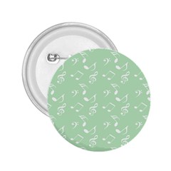 Mint Green White Music 2 25  Buttons by snowwhitegirl