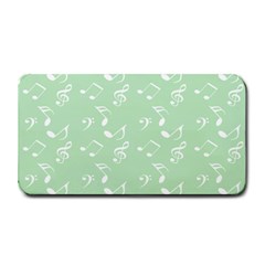 Mint Green White Music Medium Bar Mats by snowwhitegirl