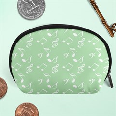 Mint Green White Music Accessory Pouches (large)  by snowwhitegirl