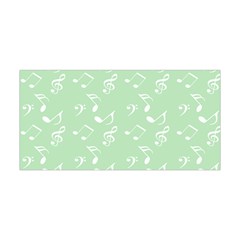 Mint Green White Music Yoga Headband by snowwhitegirl