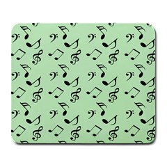 Mint Green Music Large Mousepads by snowwhitegirl