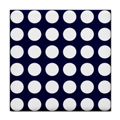 Big Dot Blue Tile Coasters