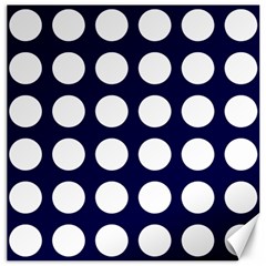 Big Dot Blue Canvas 16  X 16   by snowwhitegirl