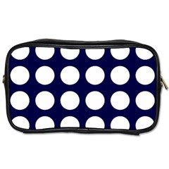 Big Dot Blue Toiletries Bags 2-side by snowwhitegirl