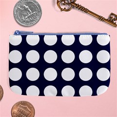 Big Dot Blue Large Coin Purse by snowwhitegirl