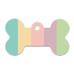 Ice Cream Lines Dog Tag Bone (one Side) by snowwhitegirl