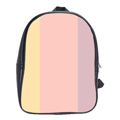 Ice Cream Lines School Bag (xl) by snowwhitegirl