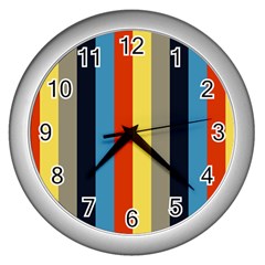 Moneta Wall Clocks (silver)  by snowwhitegirl