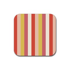 Candy Corn Rubber Coaster (square)  by snowwhitegirl