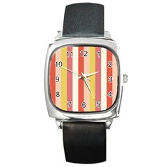 Candy Corn Square Metal Watch by snowwhitegirl