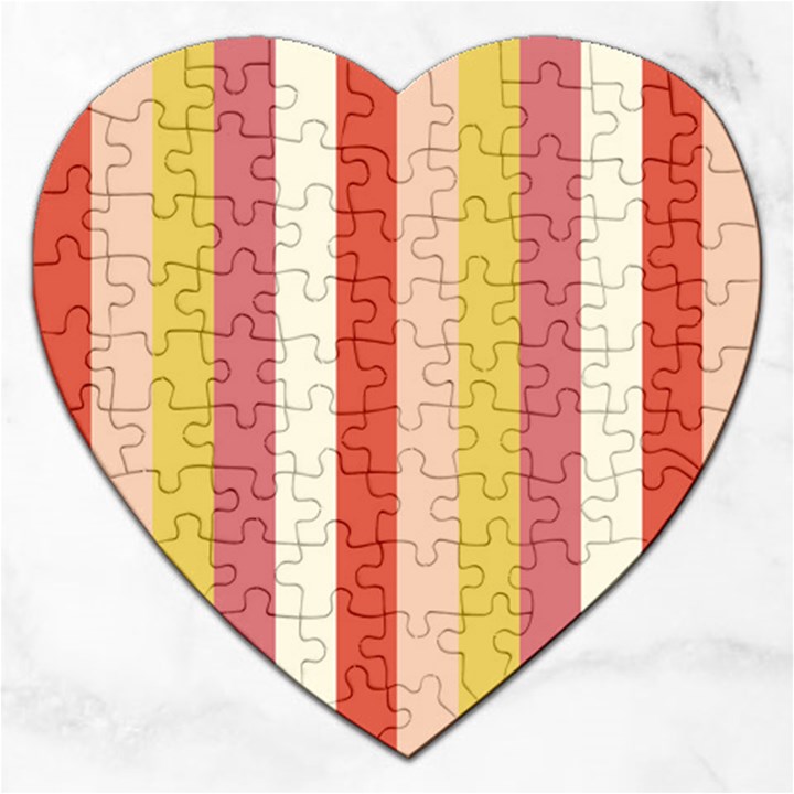 Candy Corn Jigsaw Puzzle (Heart)